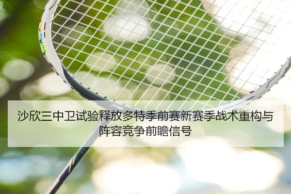 沙欣三中卫试验释放多特季前赛新赛季战术重构与阵容竞争前瞻信号